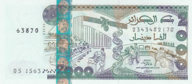 Algeria, 2.000 Dinars, 2011, UNC, p144
Bank al-Djazair
Estimate: USD 20 - 40