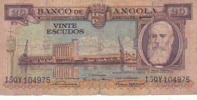 Angola, 20 Escudos, 1956, FINE, p87
Split, rips and stains
Estimate: USD 15 - 30