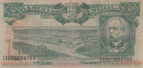 Angola, 50 Escudos, 1956, FINE, p88
There are large tears, Split, stains
Estimate: USD 15 - 30
