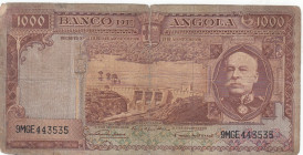 Angola, 1.000 Escudos, 1956, FINE, p91
There are large tears, Split, stains
Estimate: USD 15 - 30
