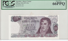 Argentina, 10 Pesos, 1973/1976, UNC, p295
PCGS 66 PPQ
Estimate: USD 25 - 50