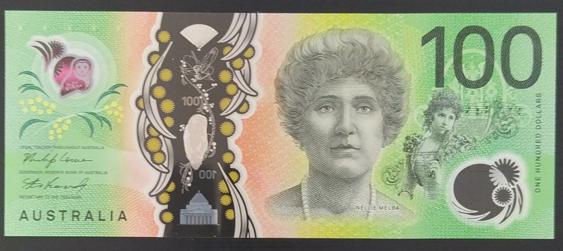 Australia, 100 Dollars, 2020, UNC, p66
Polymer, Reserve Bank of Australia
Esti...