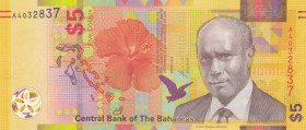 Bahamas, 5 Dollars, 2020, UNC, p78A
Central Bank of The Bahamas
Estimate: USD 20 - 40