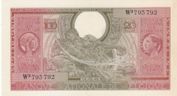 Belgium, 100 Francs-20 Belgas, 1943, AUNC(-), p123
Estimate: USD 30 - 60