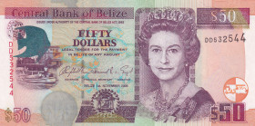 Belize, 50 Dollars, 2006, AUNC, p70b
Queen Elizabeth II. Potrait
Estimate: USD 100 - 200