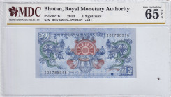 Bhutan, 1 Ngultrum, 2013, UNC, p27b
MDC 65 GPQ
Estimate: USD 20 - 40