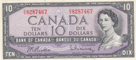 Canada, 10 Dollars, 1954, UNC, p79b
Queen Elizabeth II. Potrait, Bank of Canada
Estimate: USD 50 - 100
