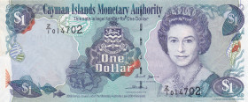 Cayman Islands, 1 Dollar, 2006, UNC, p33r, REPLACEMENT
Queen Elizabeth II. Potrait
Estimate: USD 40 - 80