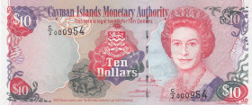 Cayman Islands, 10 Dollars, 2005, UNC, p35a
Low Serial Number, Queen Elizabeth II. Potrait
Estimate: USD 30 - 60