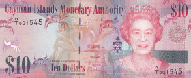 Cayman Islands, 10 Dollars, 2010, UNC, p40a
Queen Elizabeth II. Potrait
Estimate: USD 20 - 40