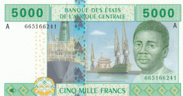 Central African States, 5.000 Francs, 2002, UNC, p409Ac
A'' Gabon
Estimate: USD 20 - 40