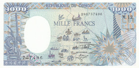 Congo Republic, 1.000 Francs, 1992, UNC, p11
Estimate: USD 50 - 100