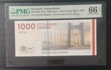 Denmark, 1.000 Kroner, 2012, UNC, p69b
PMG 66 EPQ
Estimate: USD 300 - 600