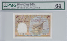 Djibouti, 50 Francs, 1952, UNC, p25
PMG 64
Estimate: USD 160 - 320