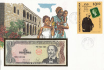 Dominican Republic, 1 Peso Oro, 1988, UNC, p126c, FOLDER
Estimate: USD 20 - 40