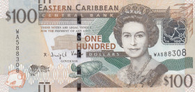 East Caribbean States, 100 Dollars, 2012, UNC, p55b
Queen Elizabeth II. Potrait
Estimate: USD 75 - 150
