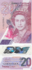 East Caribbean States, 20 Dollars, 2019, UNC, p57
Queen Elizabeth II portrait, Polymer banknote
Estimate: USD 20 - 40