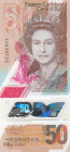 East Caribbean States, 50 Dollars, 2019, UNC, p58a
Queen Elizabeth II portrait, Polymer banknote
Estimate: USD 40 - 80