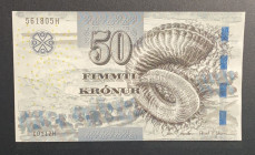 Faeroe Islands, 50 Kronur, 2011, UNC, p29
Estimate: USD 20 - 40