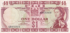 Fiji, 1 Dollar, 1974, XF, p71a
Queen Elizabeth II. Potrait
Estimate: USD 20 - 40