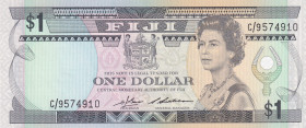 Fiji, 1 Dollar, 1983, UNC, p81a
Queen Elizabeth II. Potrait
Estimate: USD 20 - 40