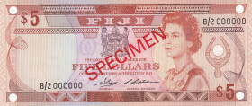 Fiji, 5 Dollars, 1986, UNC(-), p83s
Queen Elizabeth II. Potrait
Estimate: USD 50 - 100