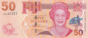 Fiji, 50 Dollars, 2007, UNC, p113a
Queen Elizabeth II. Potrait
Estimate: USD 50 - 100