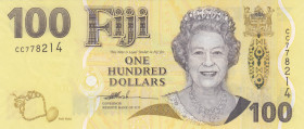 Fiji, 100 Dollars, 2007, UNC, p114a
Queen Elizabeth II. Potrait
Estimate: USD 75 - 150