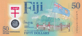 Fiji, 50 Dollars, 2020, UNC, p121
Commemorative banknote, polymer, Reserve Bank of Fiji
Estimate: USD 50 - 100