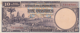 French Indo-China, 10 Piastres, 1947, AUNC(+), p80
Estimate: USD 75 - 150