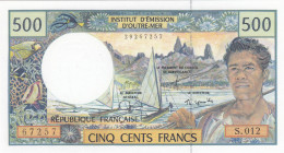 French Pacific Territories, 500 Francs, 1992, UNC, p1e
Estimate: USD 25 - 50
