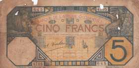 French West Africa, 5 Francs, 1932, FINE, p5Bf
Estimate: USD 20 - 40