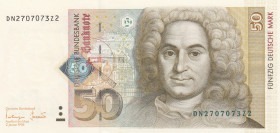 Germany - Federal Republic, 50 Deutsche Mark, 1996, UNC, p45
Estimate: USD 100 - 200