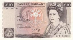Great Britain, 10 Pounds, 1975, AUNC, p379a
Estimate: USD 20 - 40