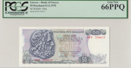 Greece, 50 Drachmai, 1978, UNC, p199a
PCGS 66 PPQ
Estimate: USD 25 - 50