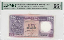 Hong Kong, 50 Dollars, 1992, UNC, p193c
PMG certified
Estimate: USD 50 - 100