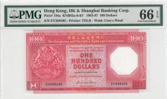 Hong Kong, 100 Dollars, 1987, UNC, p194a
PMG 66 EPQ
Estimate: USD 50 - 100