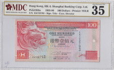 Hong Kong, 100 Dollars, 1994, VF, p203a
MDC 35
Estimate: USD 20 - 40