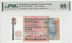 Hong Kong, 20 Dollars, 1992, UNC, p279b
PMG 66 EPQ
Estimate: USD 50 - 100
