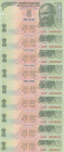 India, 5 Rupees, 2002/2008, UNC, p88A, (Total 9 consecutive banknotes)
Top 10 Serial Numbers
Estimate: USD 75 - 150