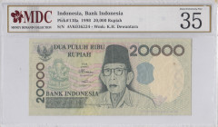 Indonesia, 20.000 Rupiah, 1998, VF, p138a
MDC 35
Estimate: USD 20 - 40