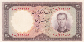 Iran, 20 Rials, 1961, AUNC, p72
Estimate: USD 20 - 40