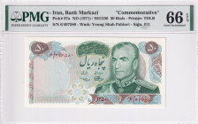 Iran, 50 Rials, 1971, UNC, p97a
PMG 66 EPQ, Commemorative banknote
Estimate: USD 40 - 80