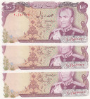 Iran, 100 Rials, 1974/1979, UNC, p102a, (Total 3 consecutive banknotes)
Bank Markazi Iran
Estimate: USD 25 - 50