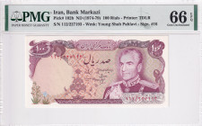 Iran, 100 Rials, 1974/1979, UNC, p102b
PMG 66 EPQ
Estimate: USD 40 - 80