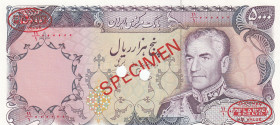 Iran, 5.000 Rials, 1974/1979, UNC, p106s, SPECIMEN
Estimate: USD 250 - 500