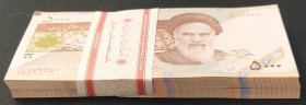 Iran, 5.000 Rials, 2013/2018, UNC, p152b, BUNDLE
(Total 100 Banknotes), Central Bank of the İslamic Republic of Iran
Estimate: USD 30 - 60
