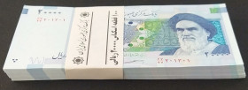 Iran, 20.000 Rials, 2014, UNC, p153, BUNDLE
(Total 100 Banknotes)
Estimate: USD 30 - 60