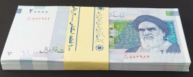Iran, 20.000 Rials, 2014/2018, UNC, p153a, BUNDLE
(Toplam 87 adet banknot), Central Bank of The Islamic Republic of Iran 
Estimate: USD 20 - 40