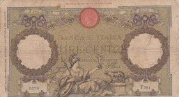 Italy, 100 Lire, 1939, FINE, p55b
Split, rips and stains
Estimate: USD 20 - 40